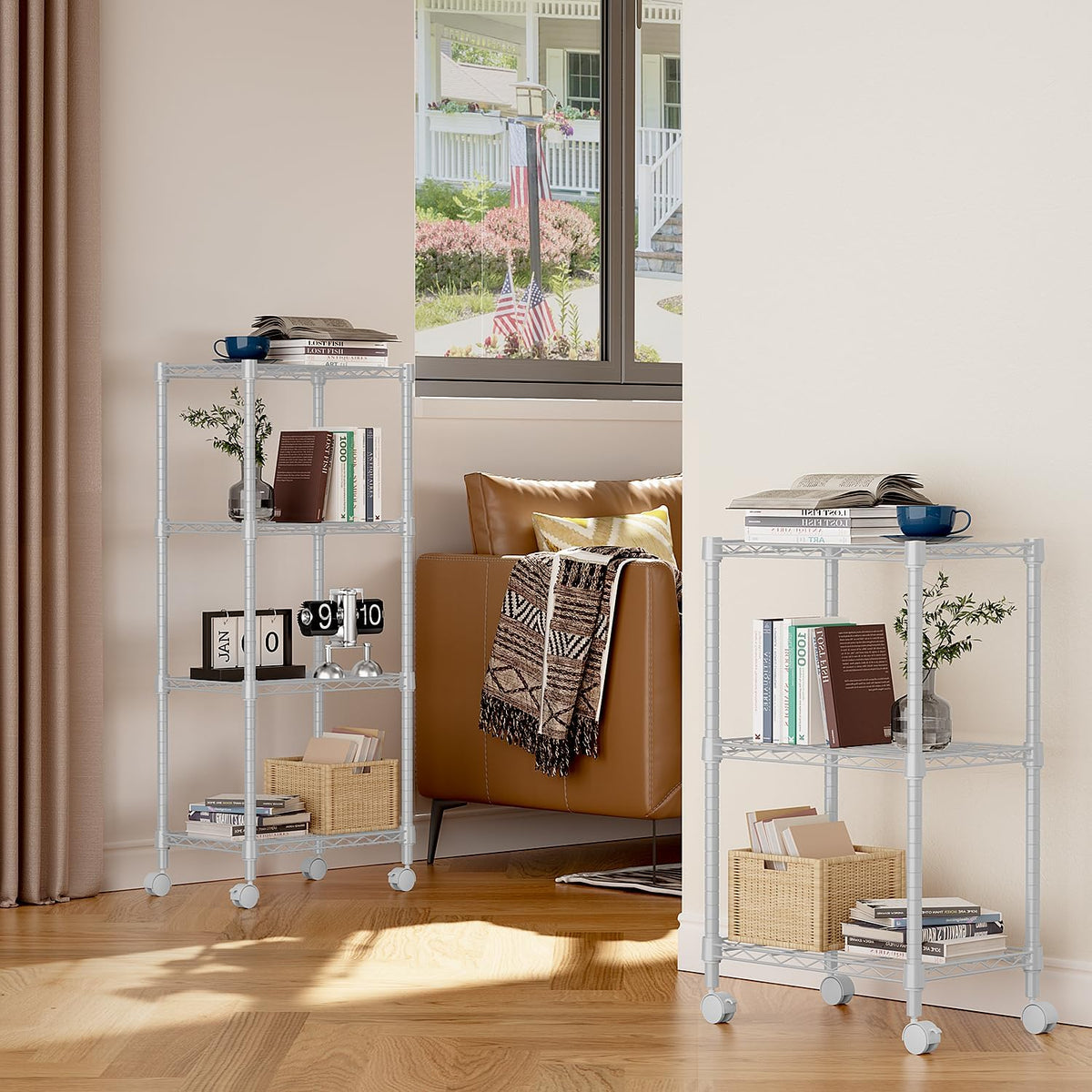 MZG Wire Storage Shelving Unit, 5 Tier