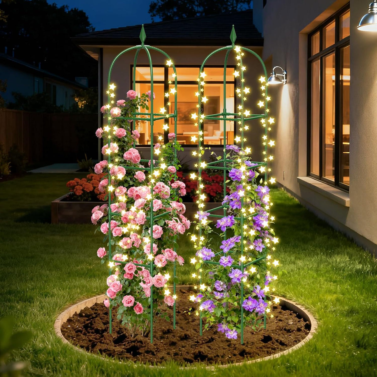 Garden Obelisk Trellis, 2 Pack, 180 cm