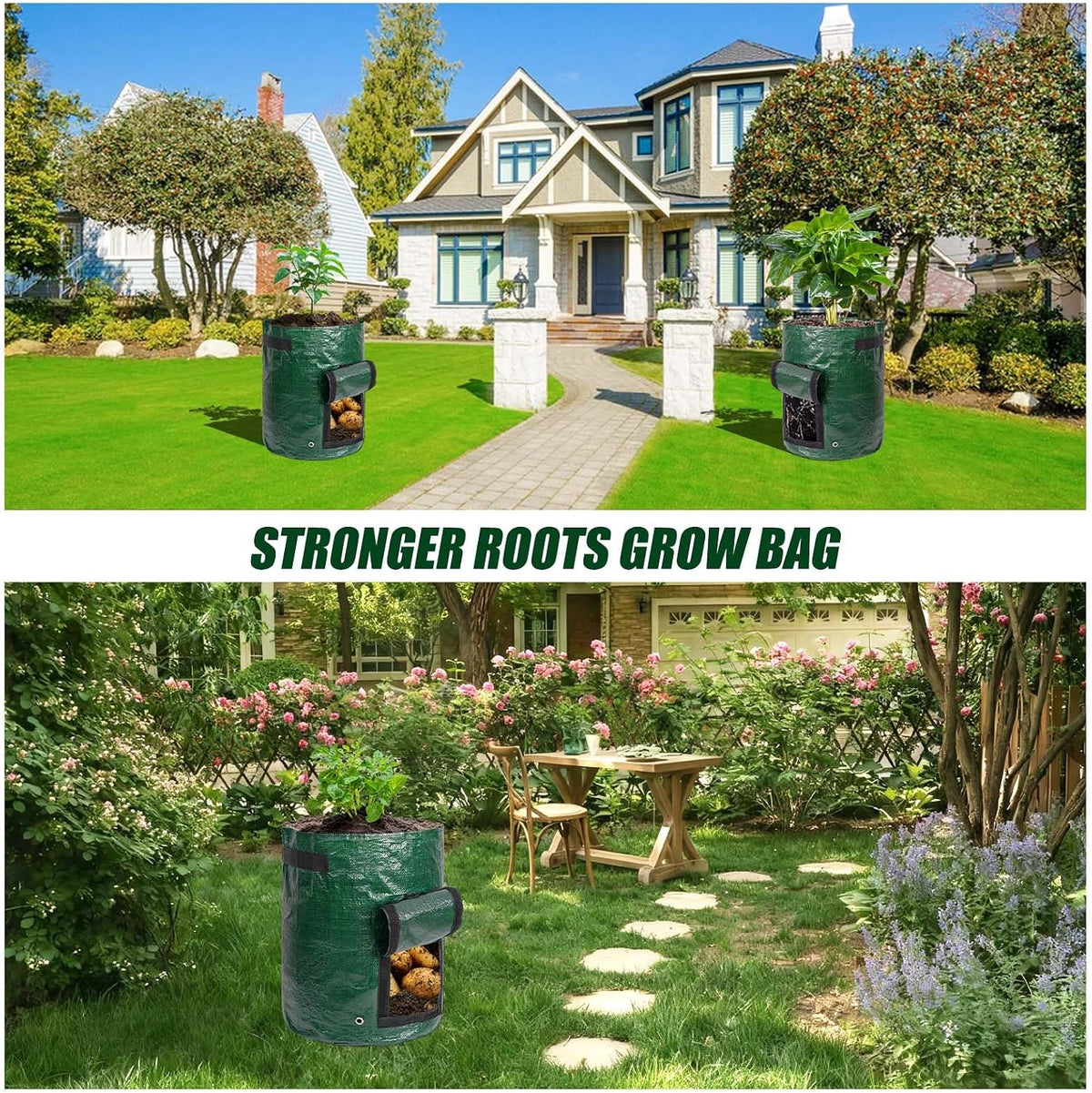 Potato Grow Bags, 2 Pack, 10 gal