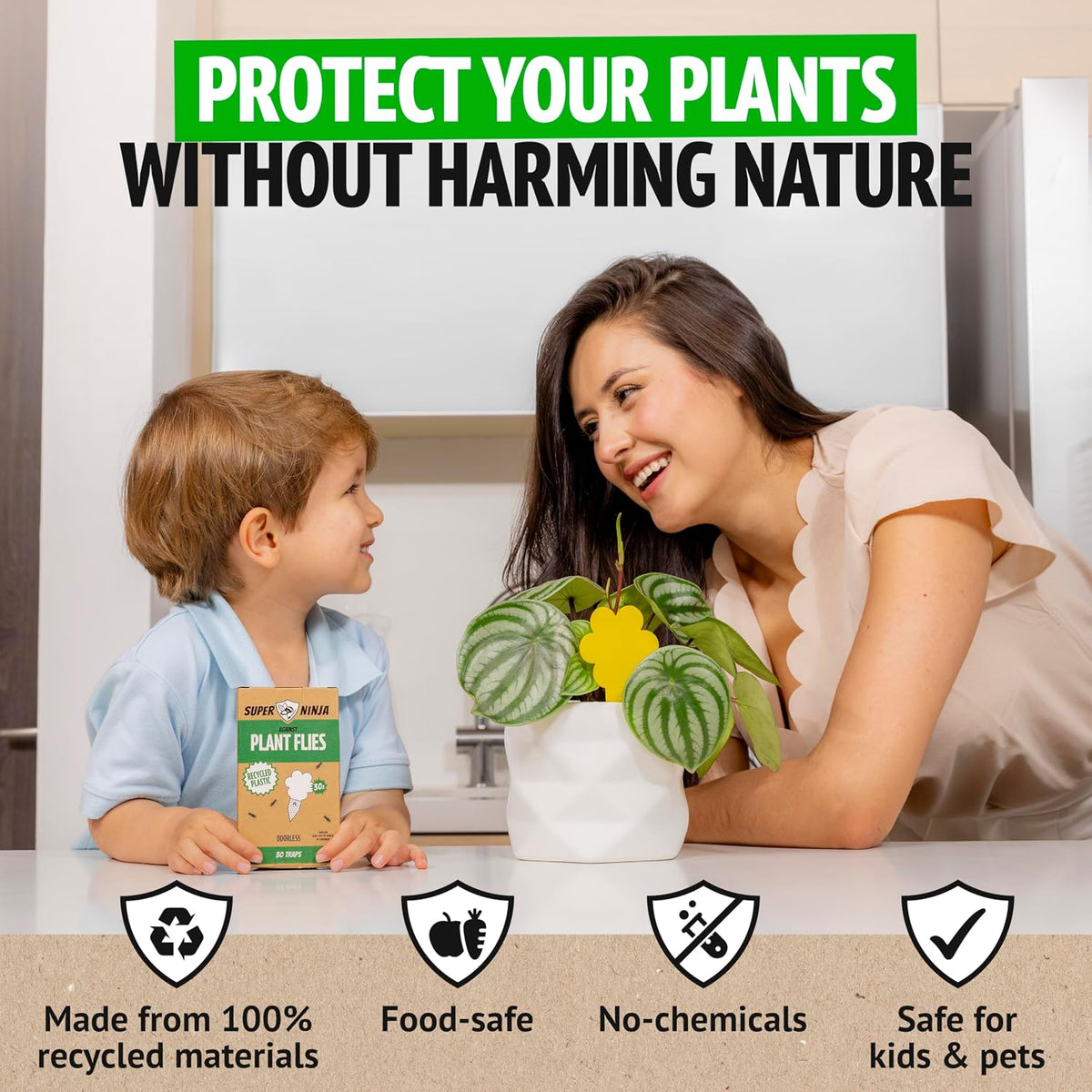 Super Ninja Fungus Gnat Traps, 10 Pack
