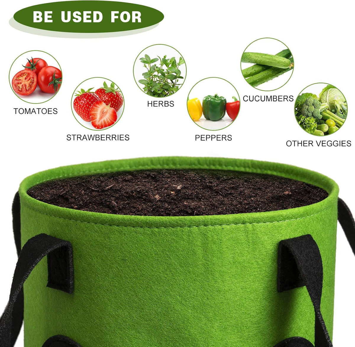 Upside-Down Tomato and Herb Planters, 2 Pack