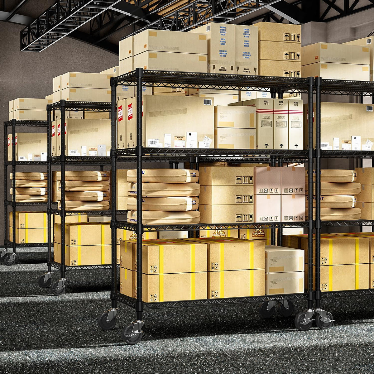 MZG Wire Storage Shelving Unit, 5 Tier