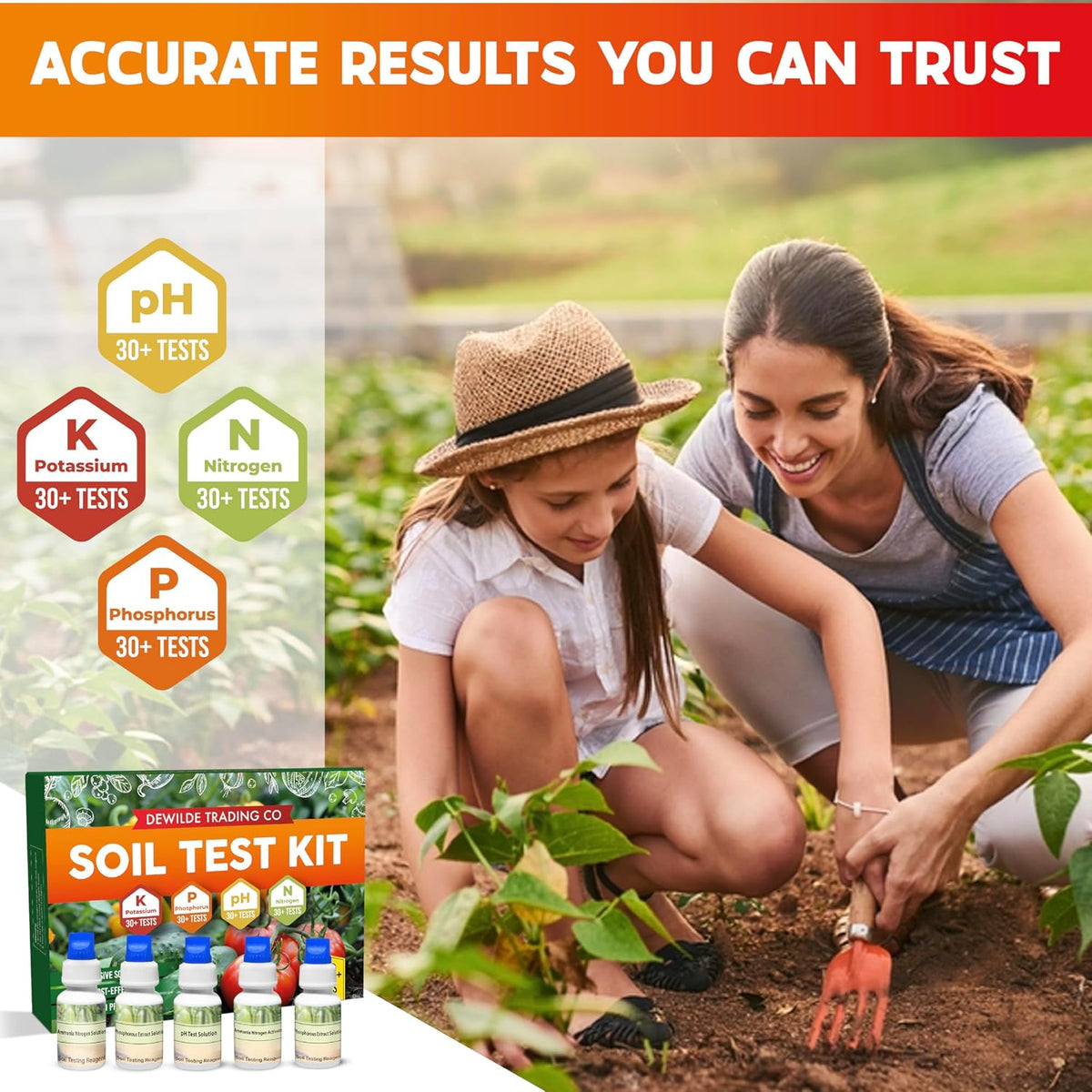 Soil Test Kit, 140 Tests