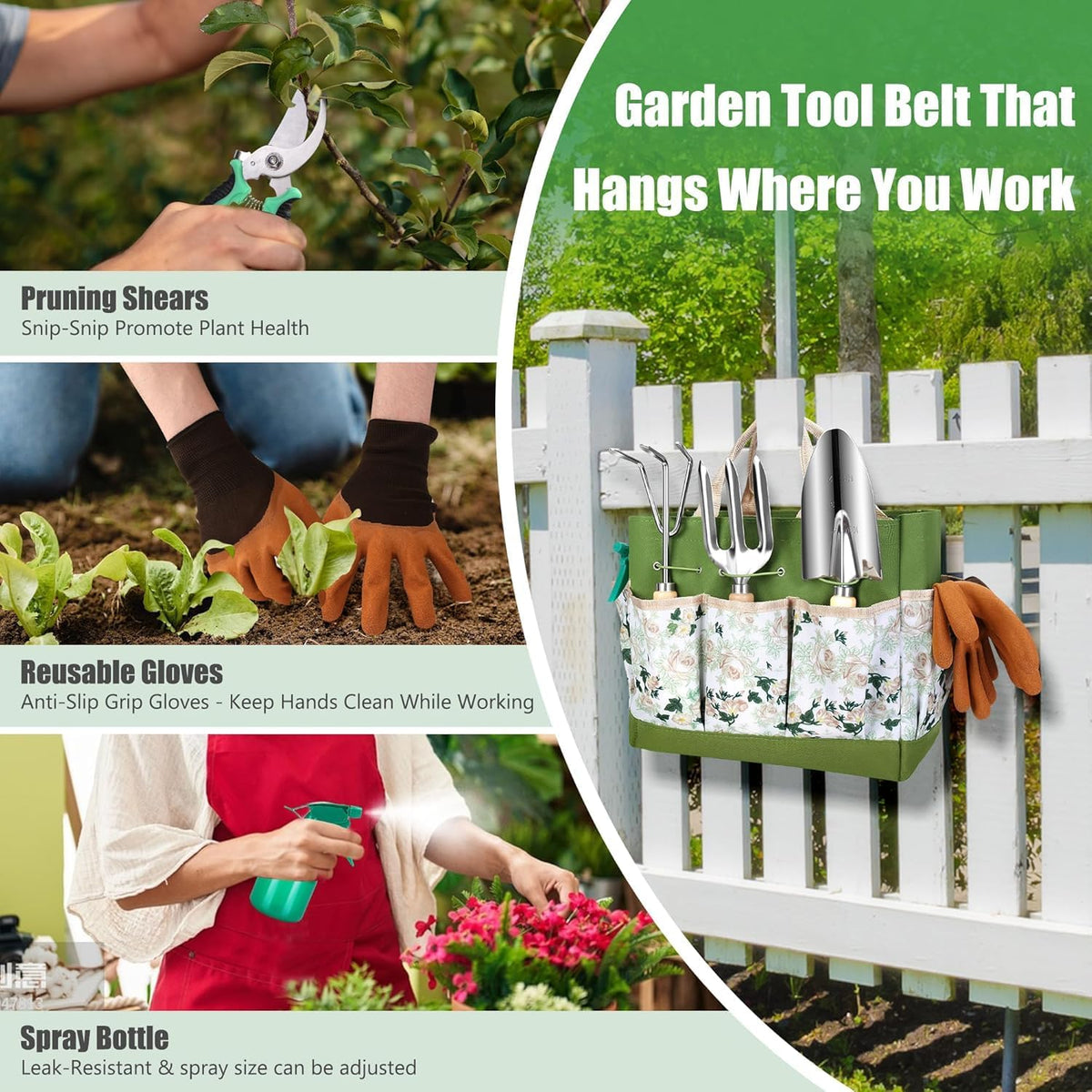 Gardening Tool Set, 10 Piece