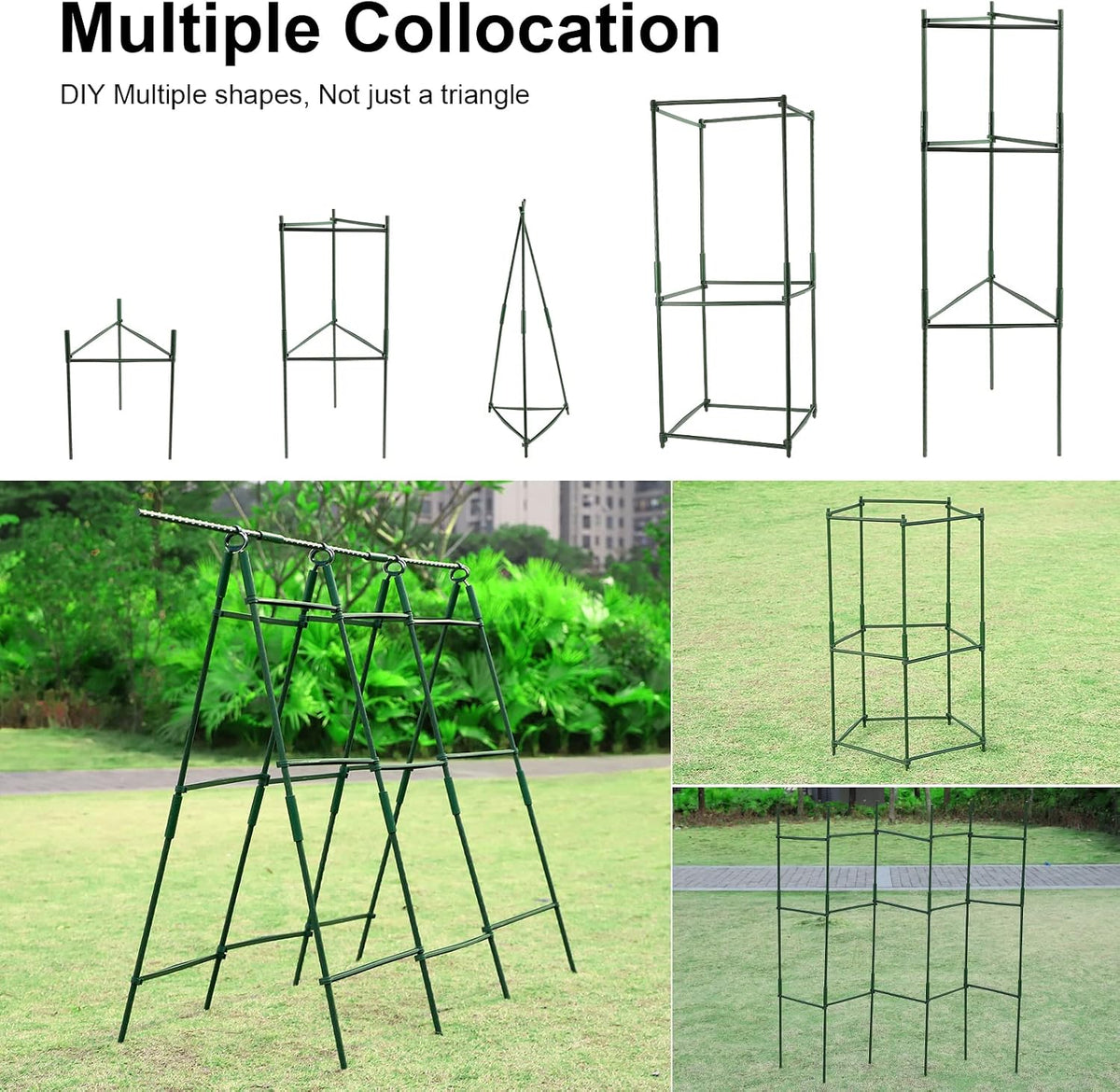 Garden Mesh Netting Kit with Hoops and Clips, 8 x 26 ft