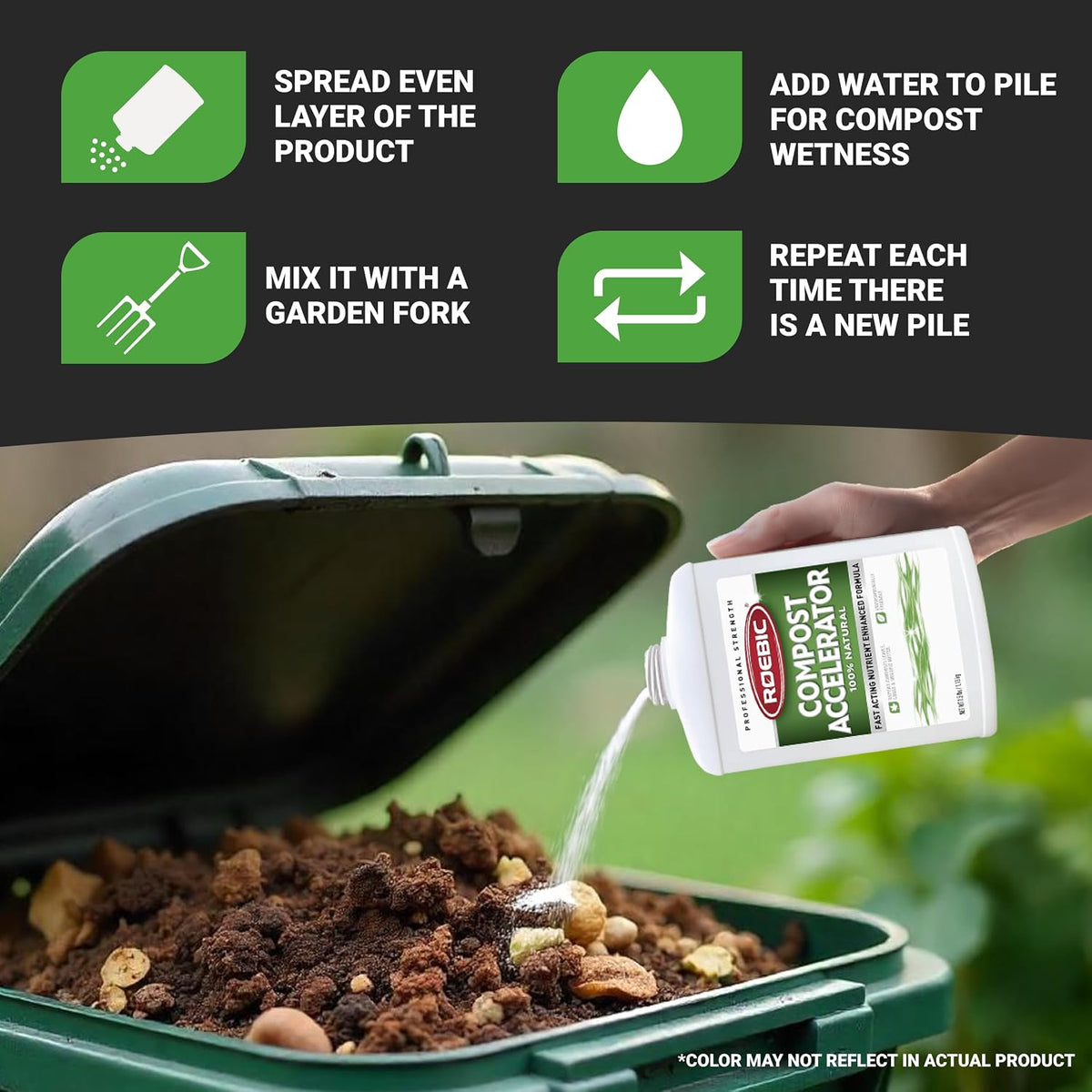 Roebic CA-2.5-12 Compost Accelerator, 1.13 kg