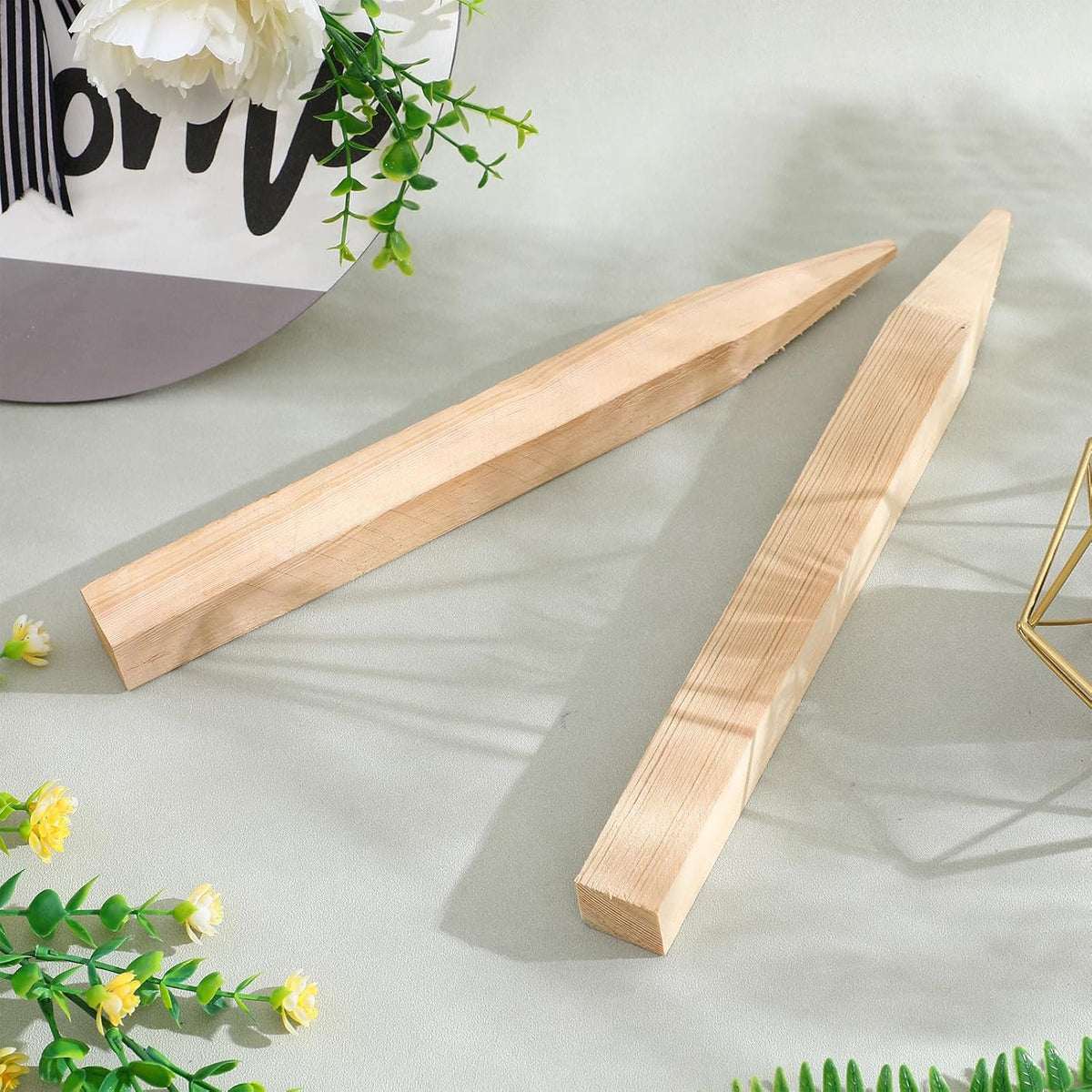 Ipetboom Wooden Garden Stakes, 5 Pack