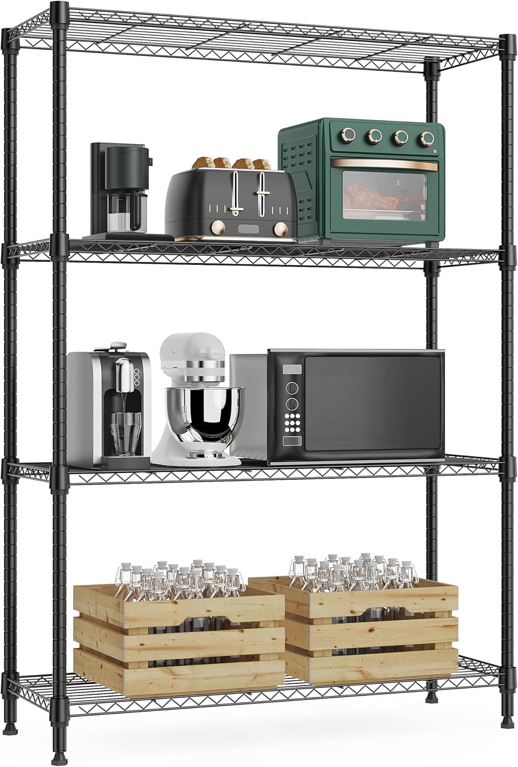MZG Wire Storage Shelving Unit, 5 Tier
