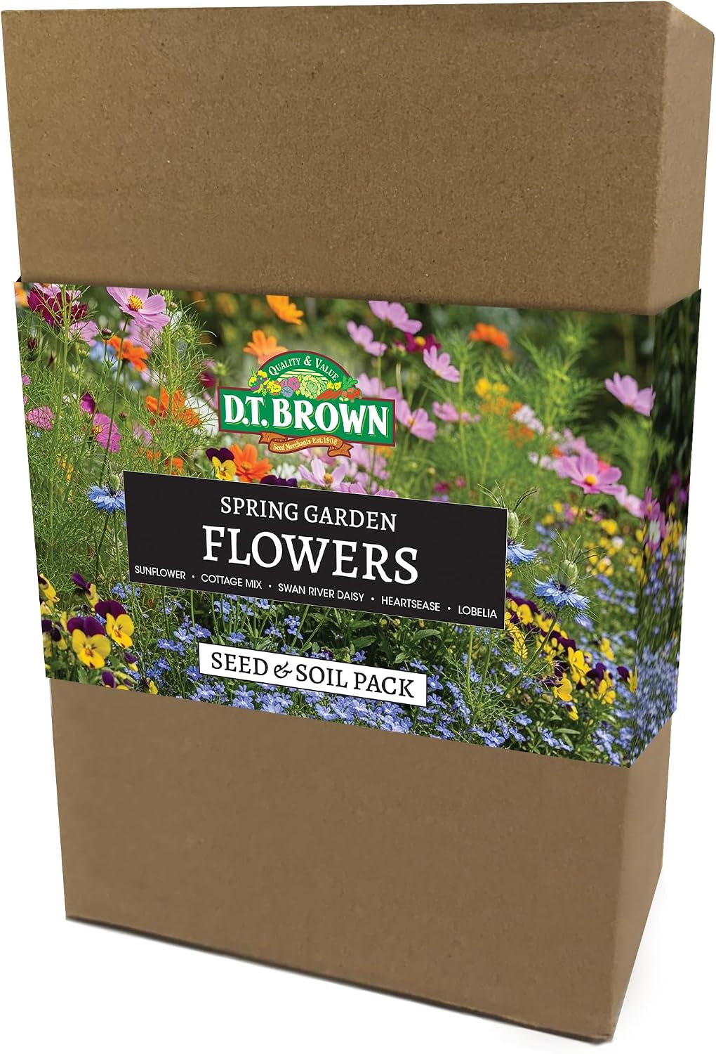 D.T. Brown Spring Flower Seed Bundle