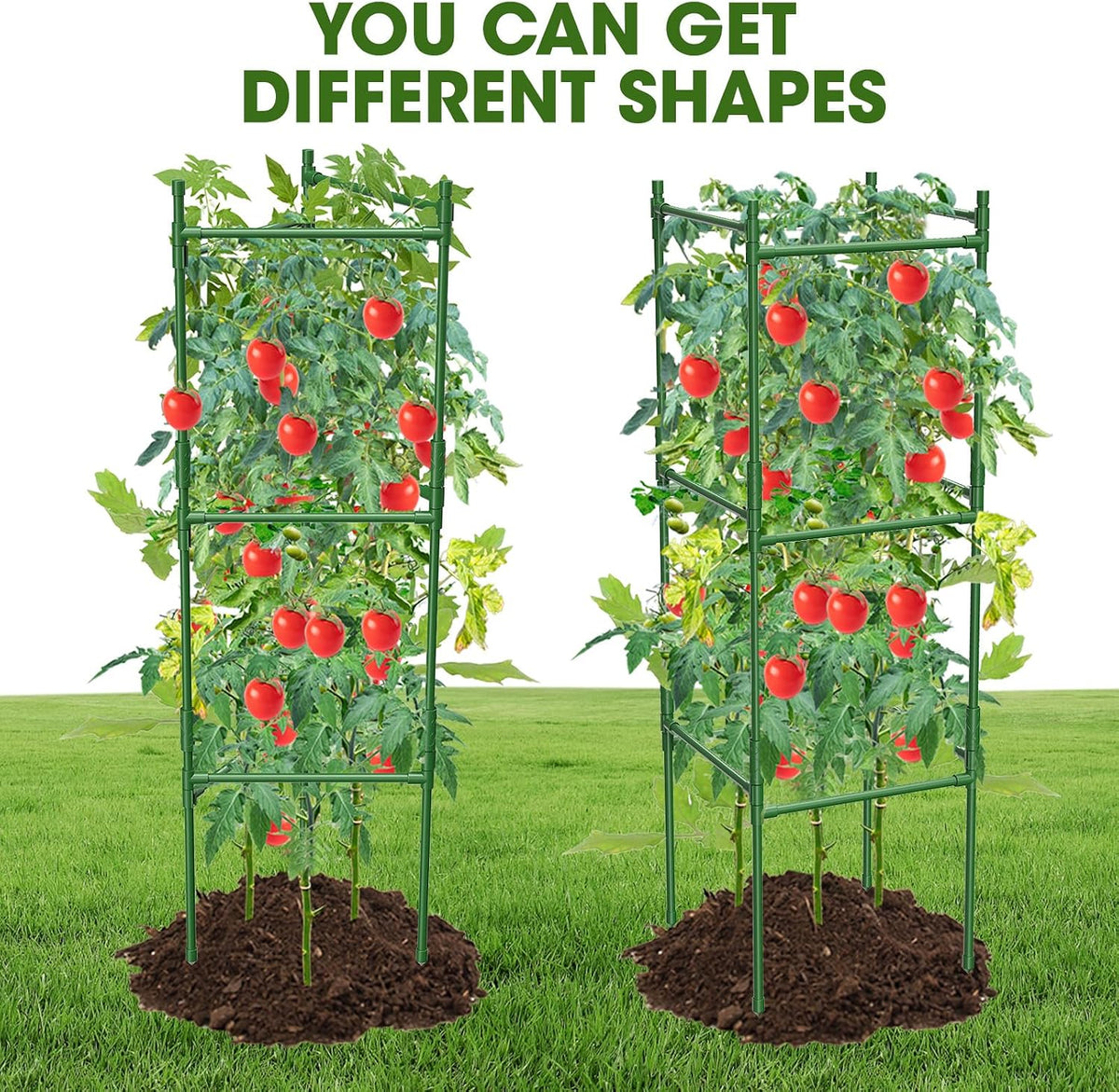 Tomato Cages, 3 Pack, 120 cm