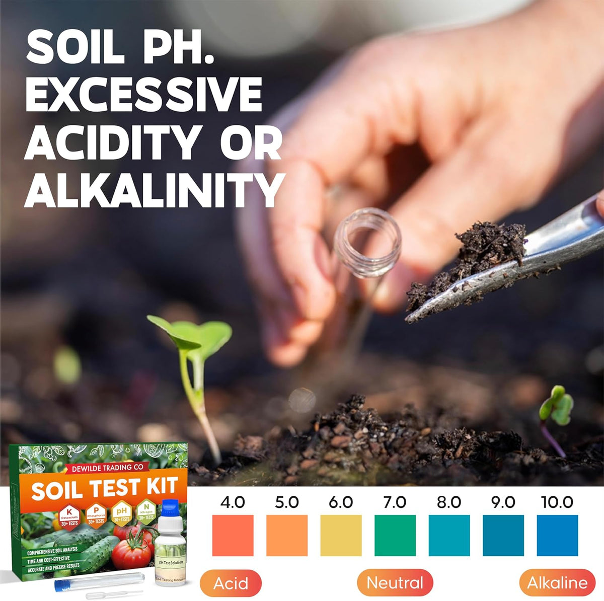 Soil Test Kit, 140 Tests