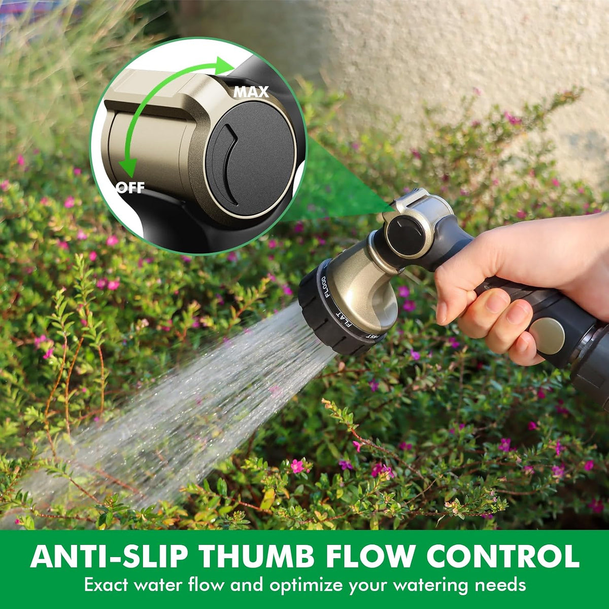 RESTMO Metal Garden Hose Spray Gun