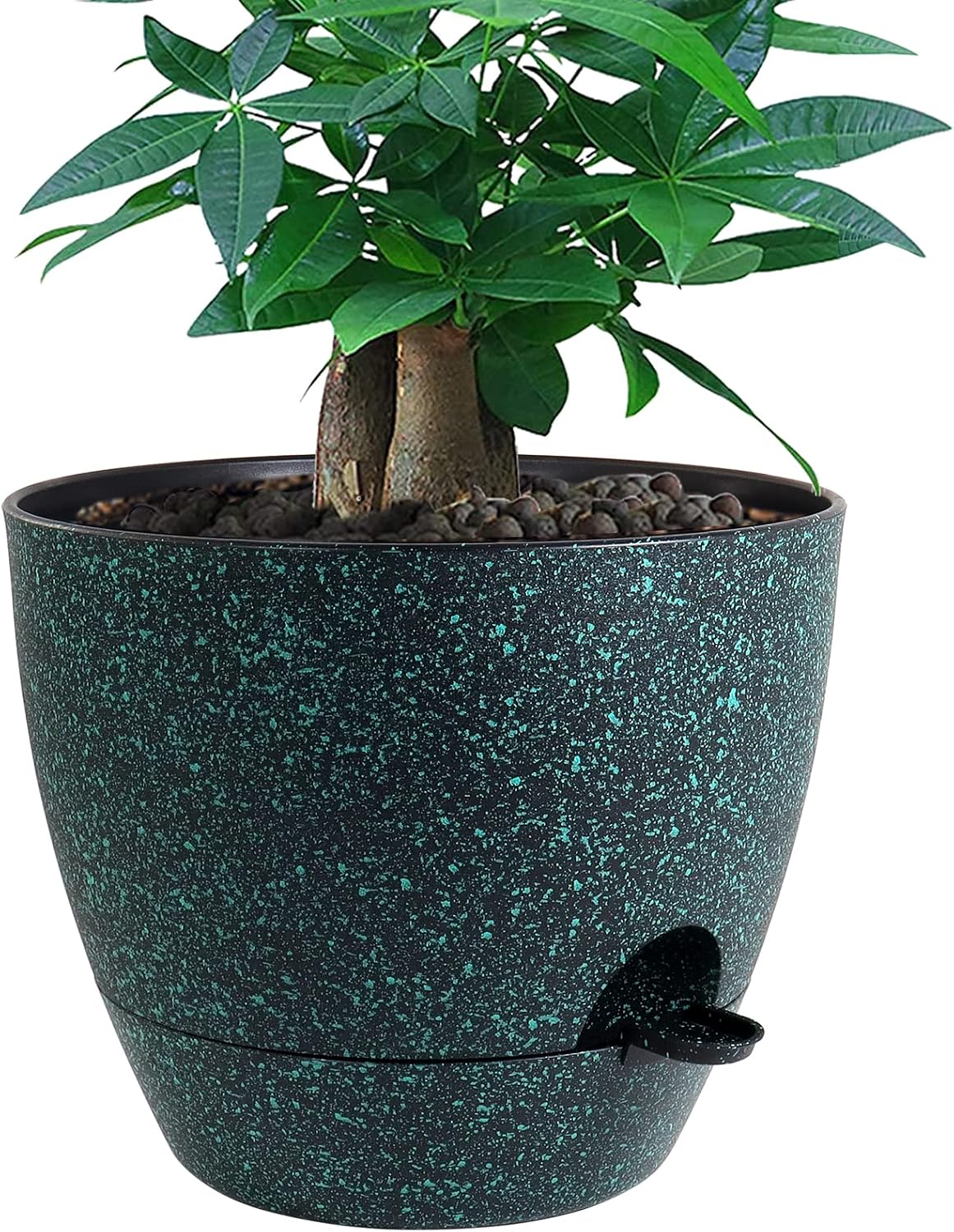 UOUZ Self-Watering Pots, 12 in, Black