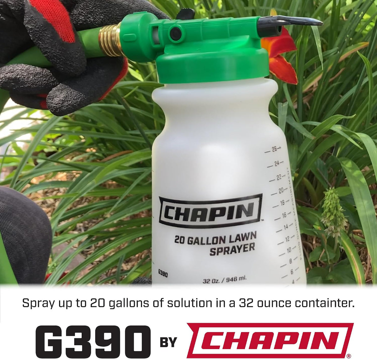 Chapin G390 Hose-End Sprayer, 20 Gallon
