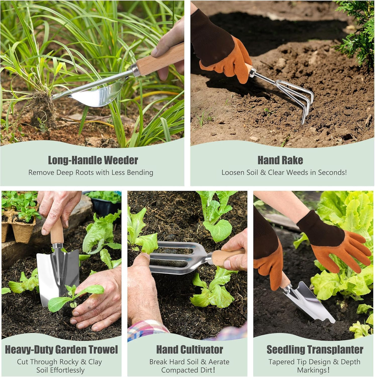 Gardening Tool Set, 10 Piece