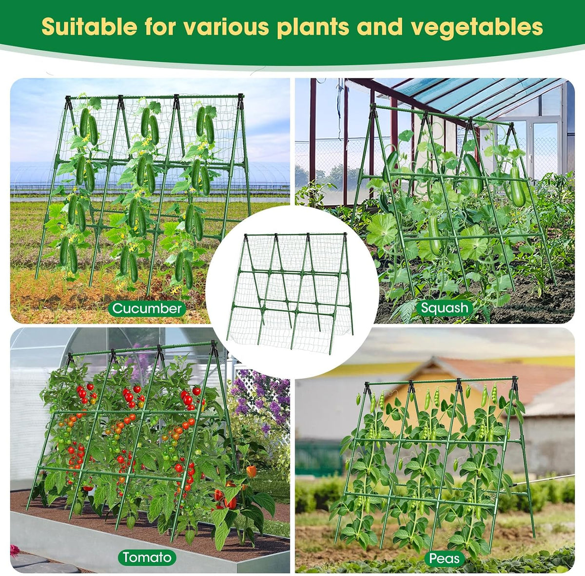 A-Frame Plant Trellis, 130 x 135 cm
