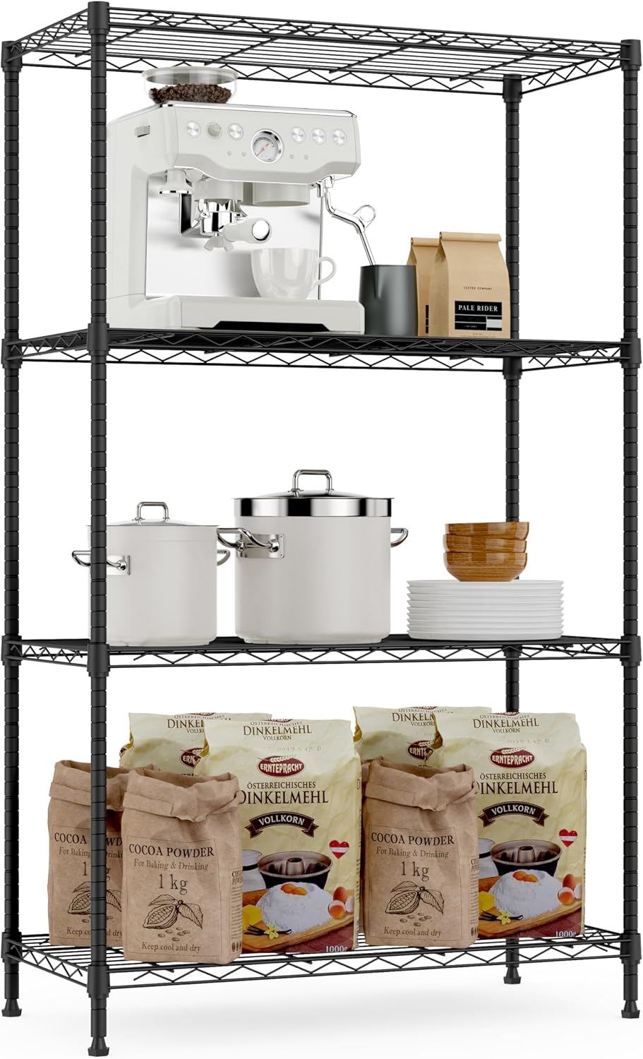 MZG Wire Storage Shelving Unit, 5 Tier