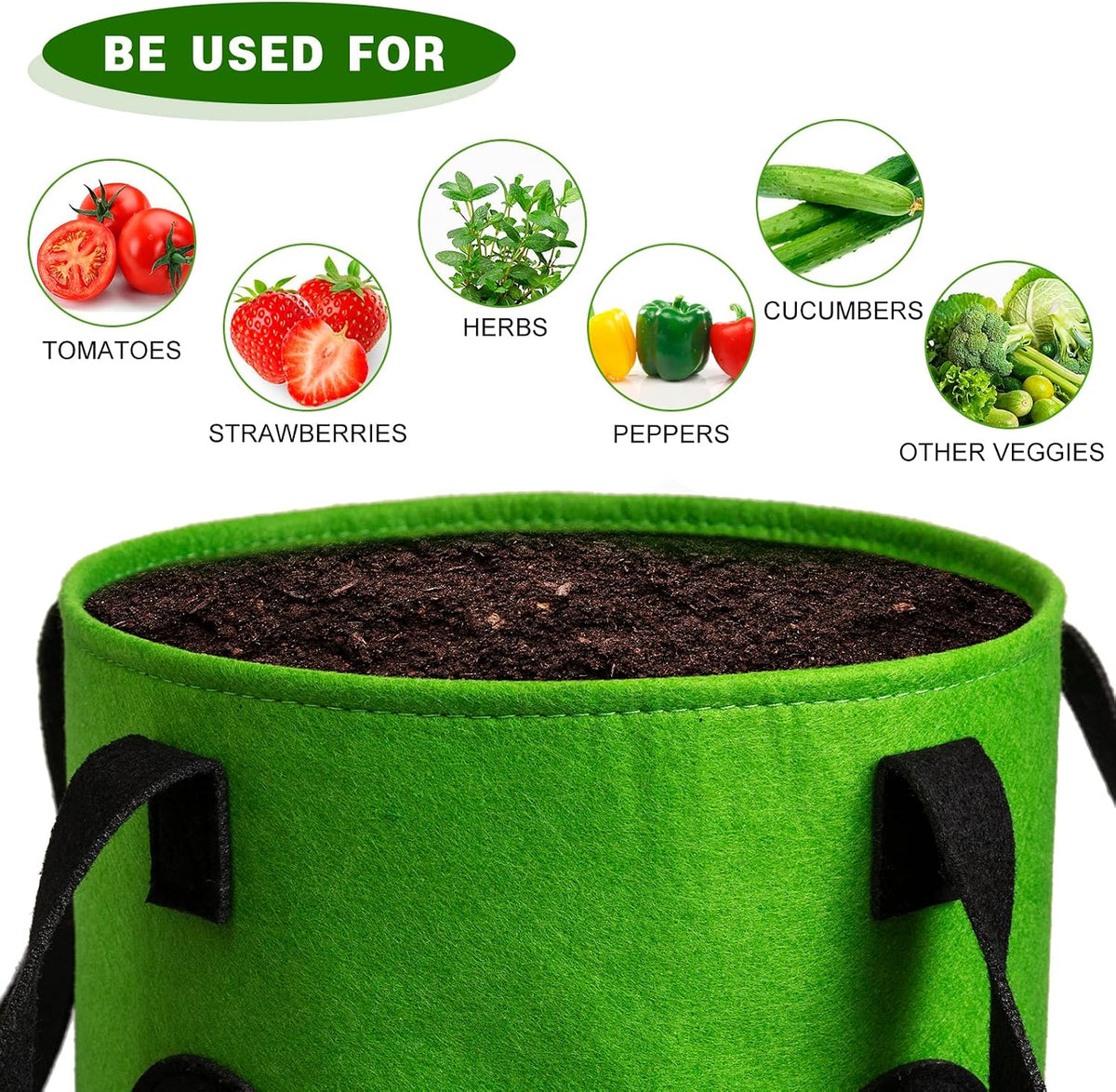 Upside-Down Tomato and Herb Planters, 2 Pack