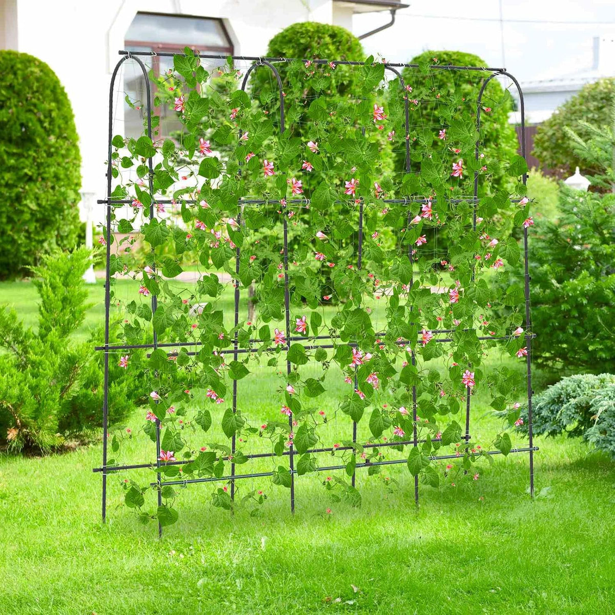 Costway Arched Garden Trellis, 1.8 x 1.8 m