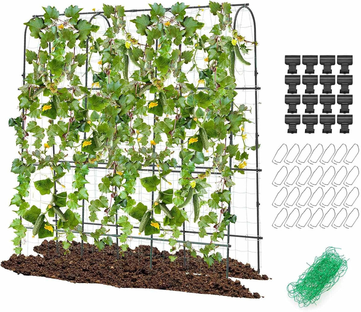 Costway Arched Garden Trellis, 1.8 x 1.8 m