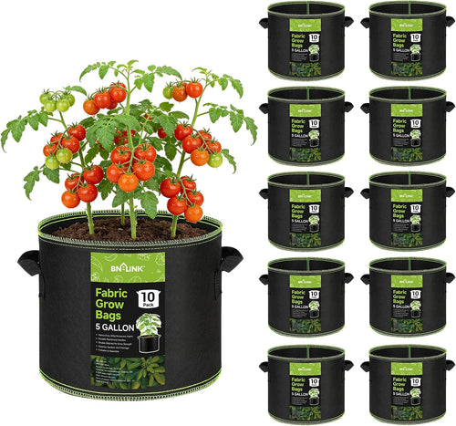 BN-Link Grow Bags, 5 Pack, 10 gal