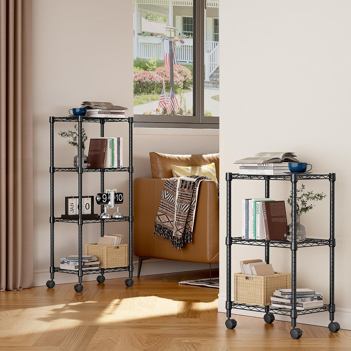 MZG Wire Storage Shelving Unit, 5 Tier