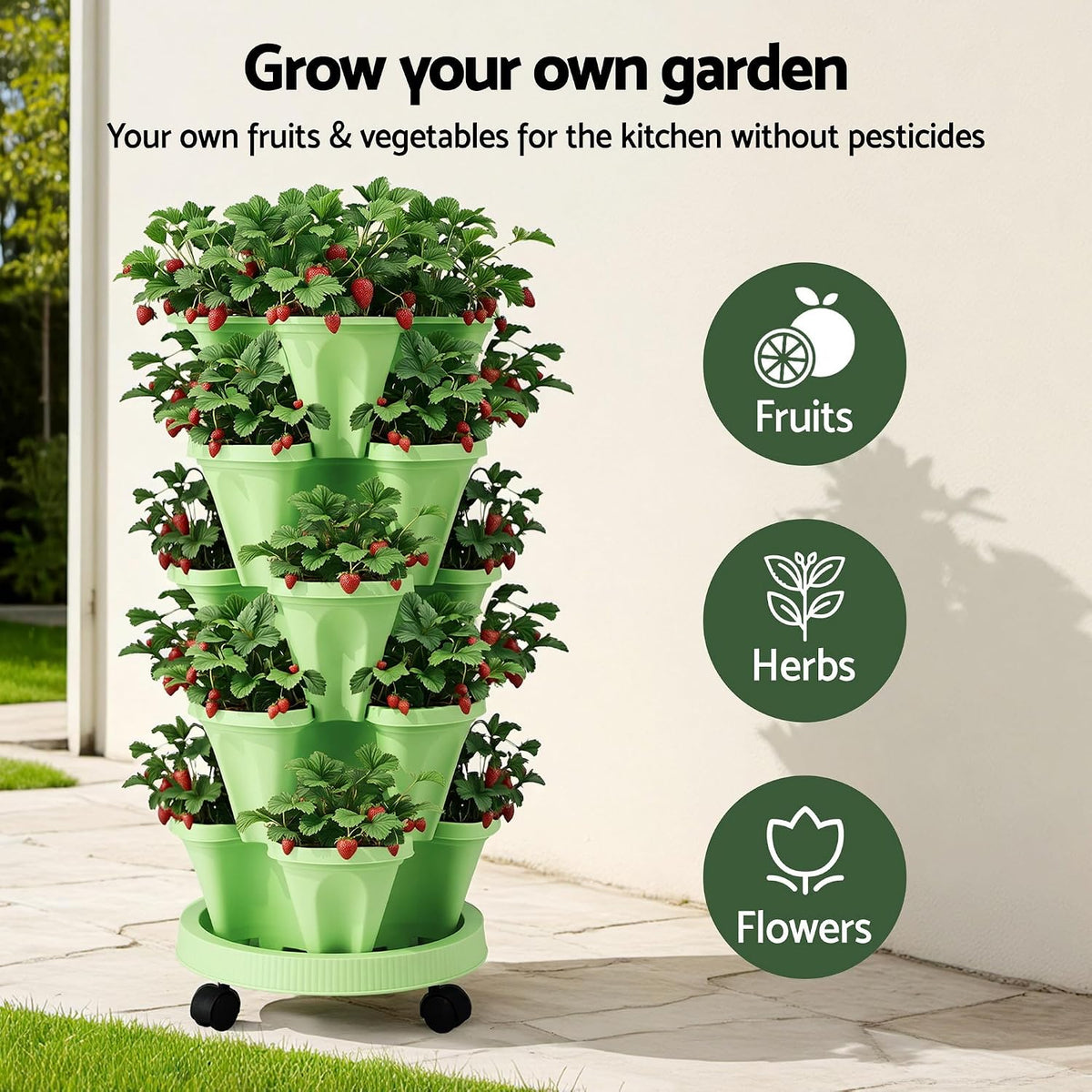 Green Fingers 5-Tier Vertical Planter