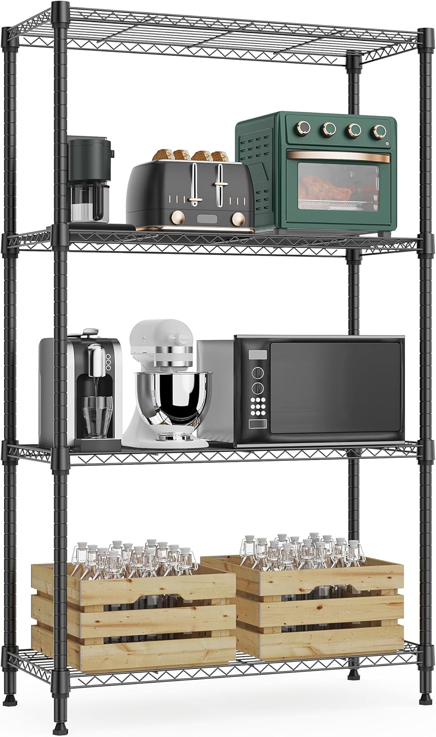 MZG Wire Storage Shelving Unit, 5 Tier