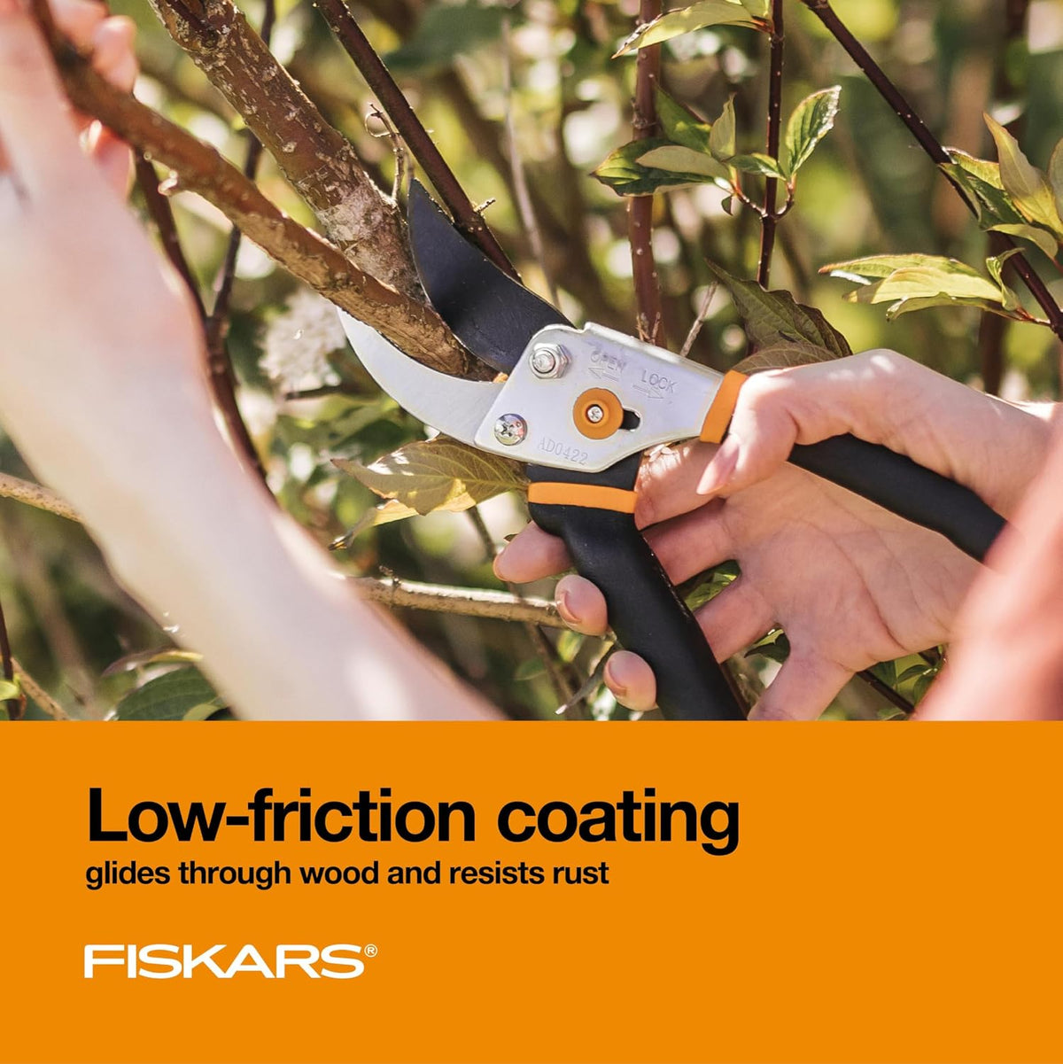 Fiskars Bypass Pruning Shears, 5/8 in