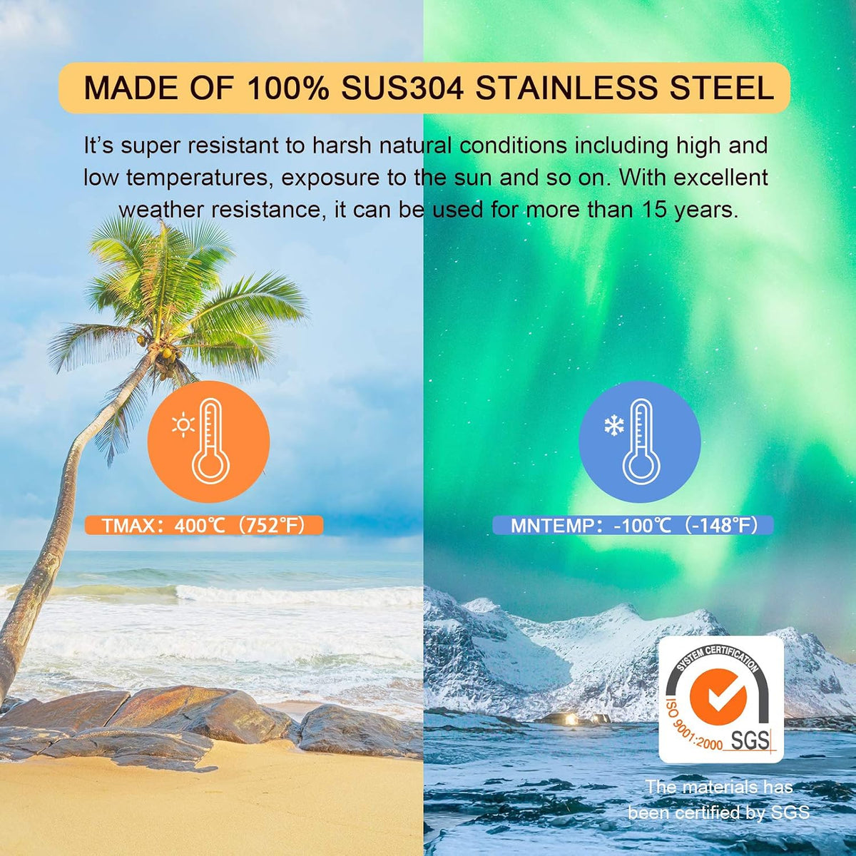 OFFO Stainless Steel Bird Spikes, 2.08 m