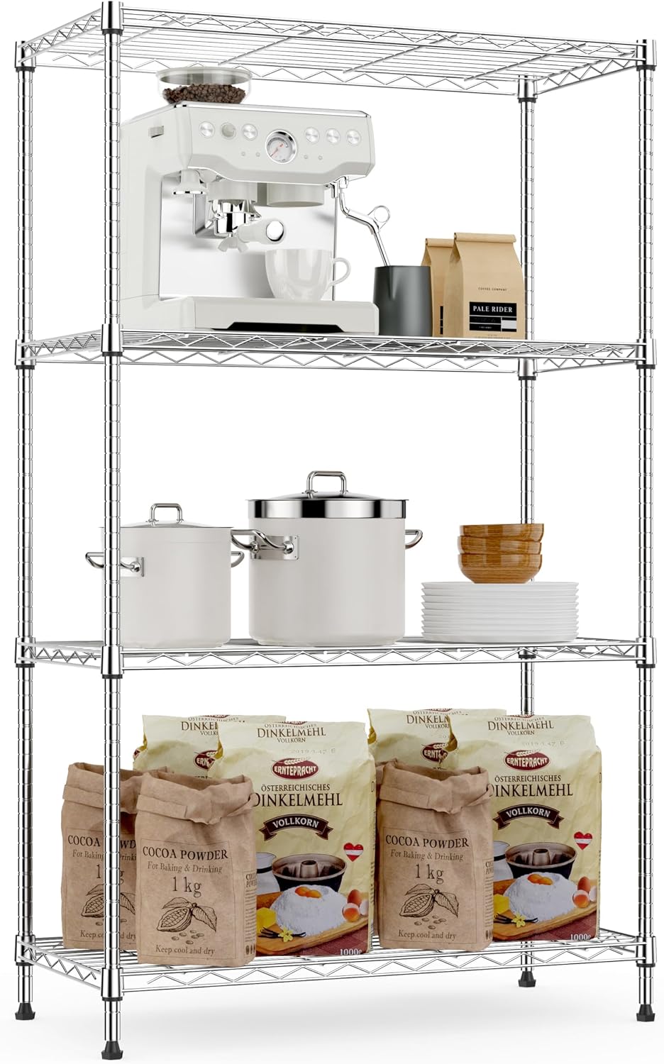 MZG Wire Storage Shelving Unit, 5 Tier