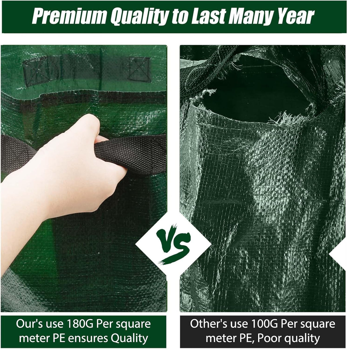 Potato Grow Bags, 2 Pack, 10 gal