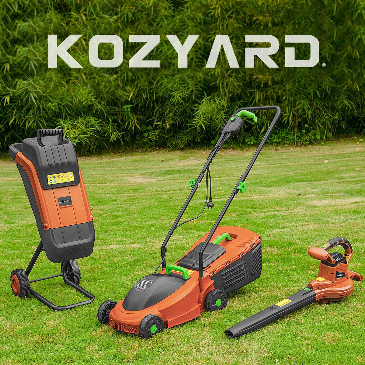 KOZYARD Electric Wood Chipper, 2400 W