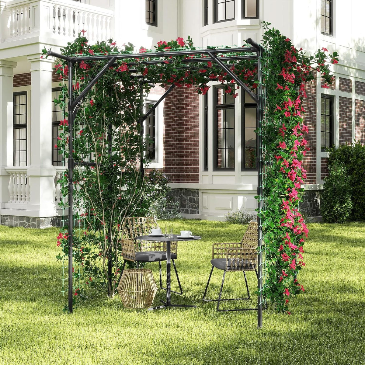 Costway Large Garden Arch Trellis, 200 x 150 x 197 cm