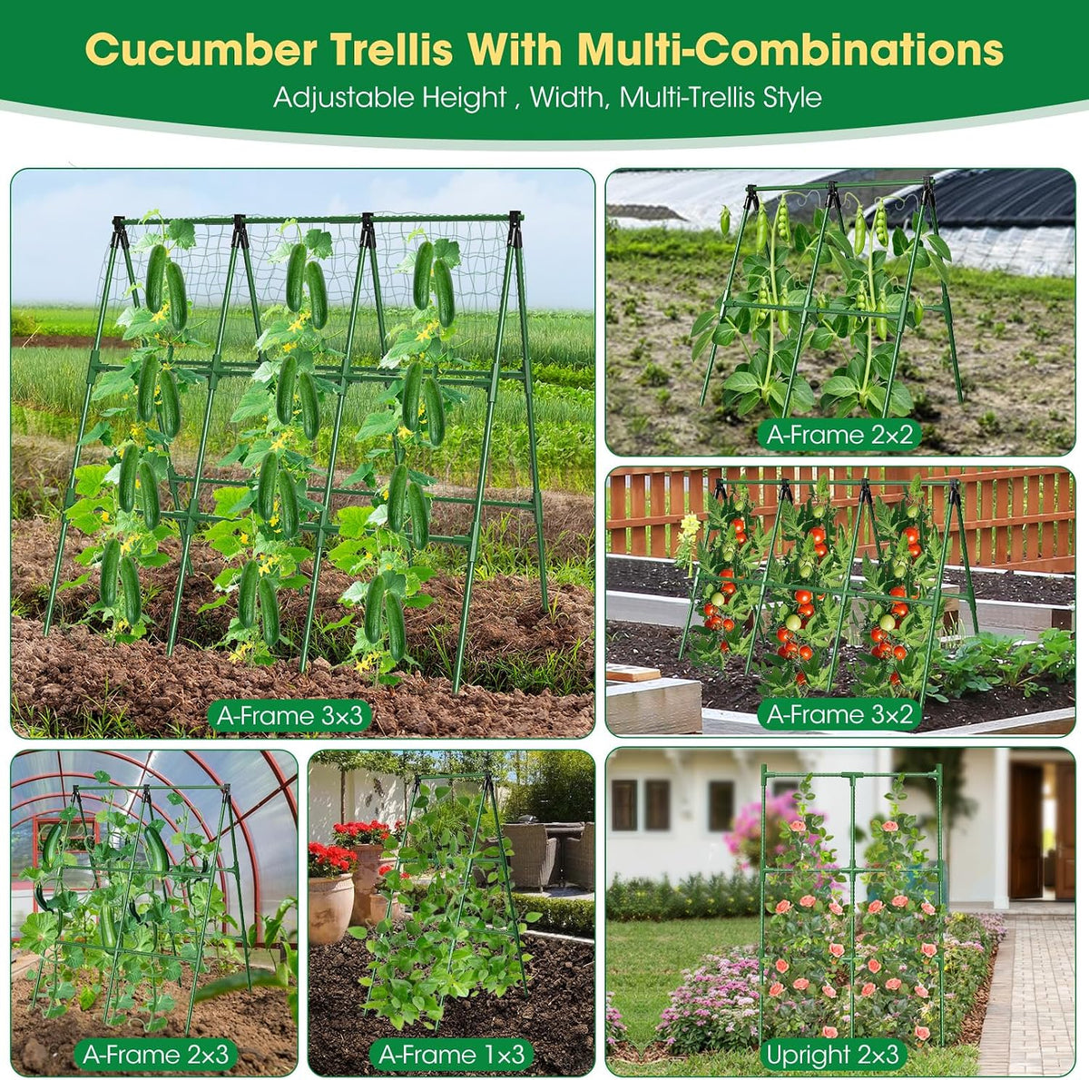 A-Frame Plant Trellis, 130 x 135 cm