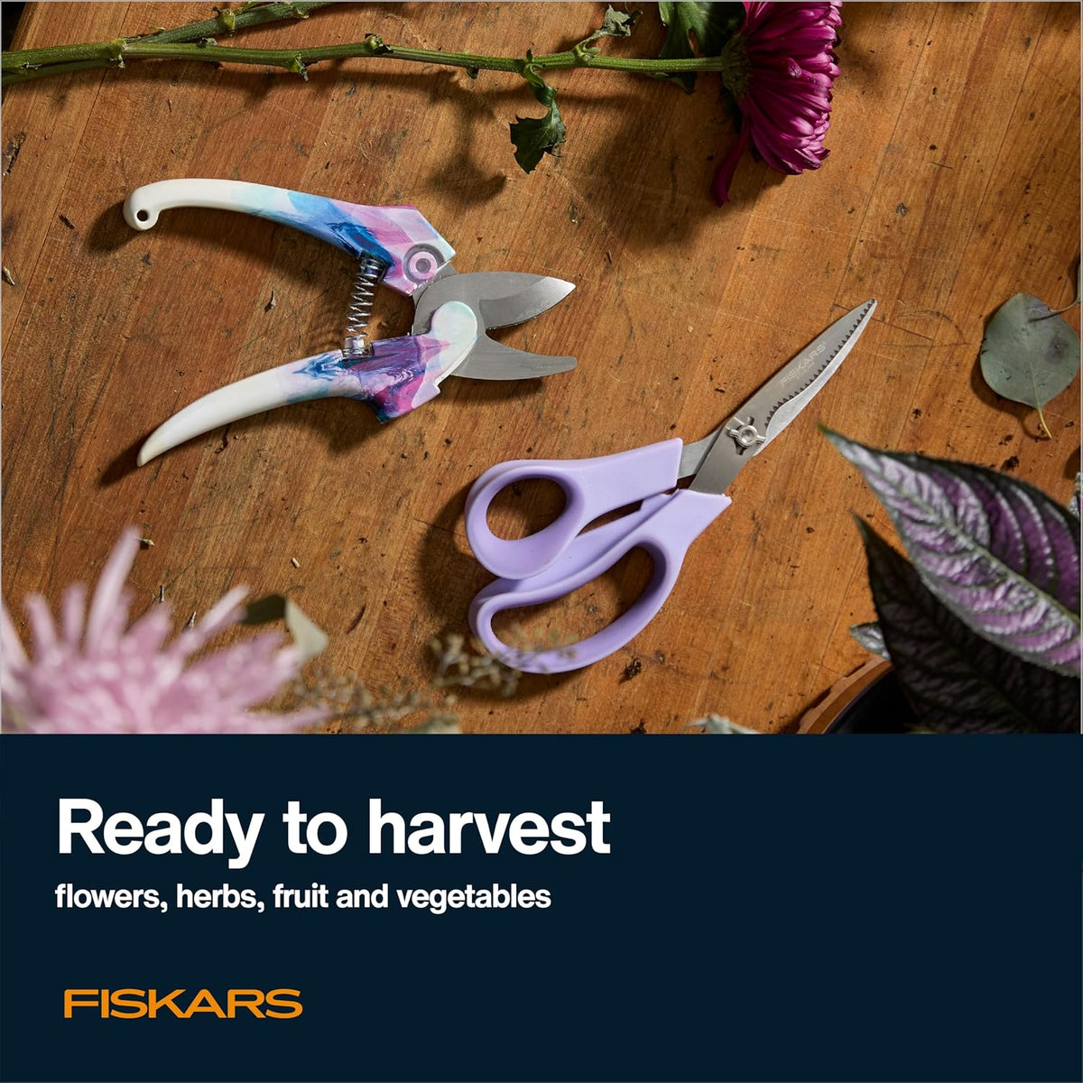 Fiskars Bypass Pruning Shears, 5/8 in